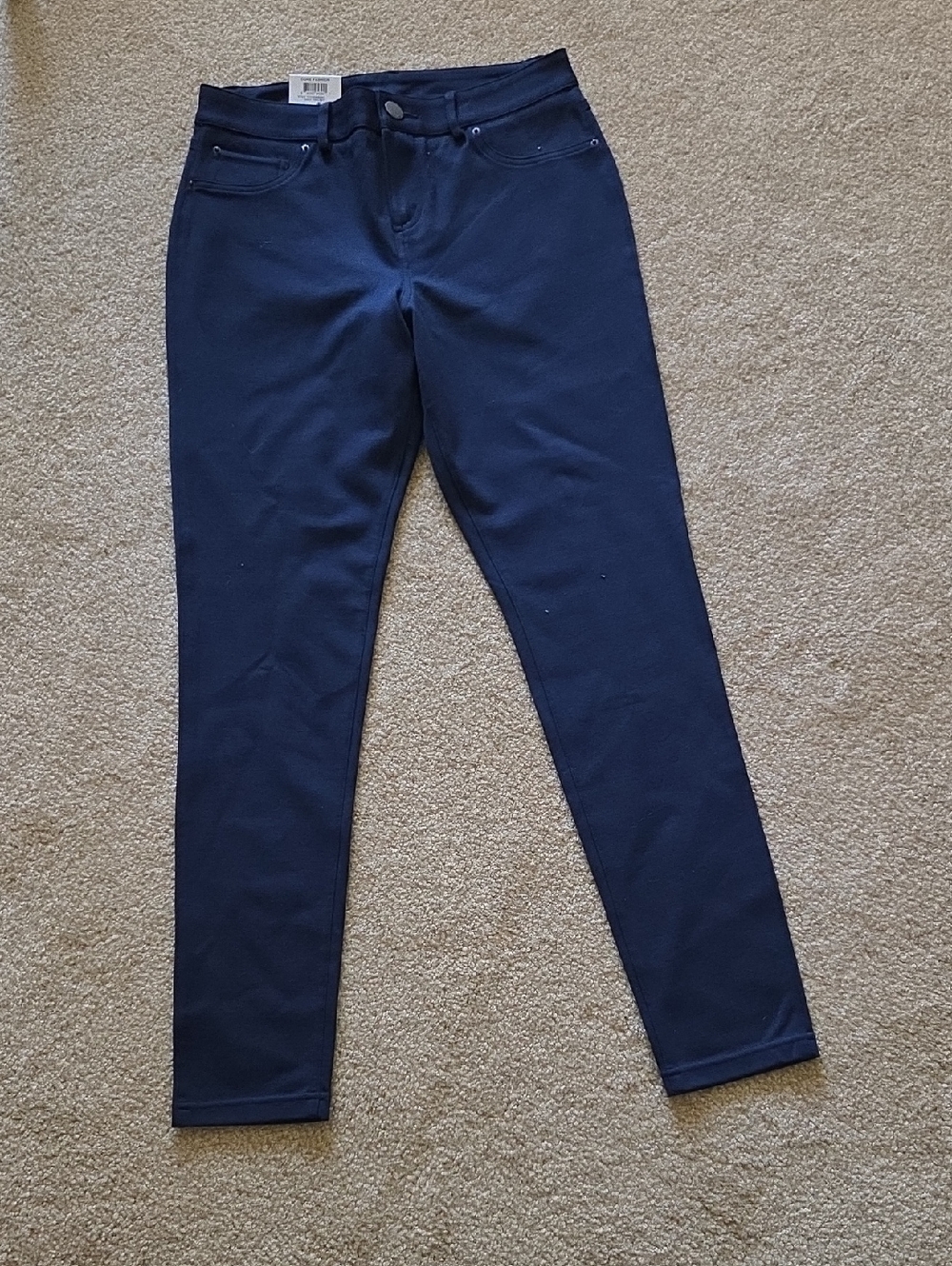 INC Navy Slim Jeans Mid Rise Sz 8 NEW WITH TAGS